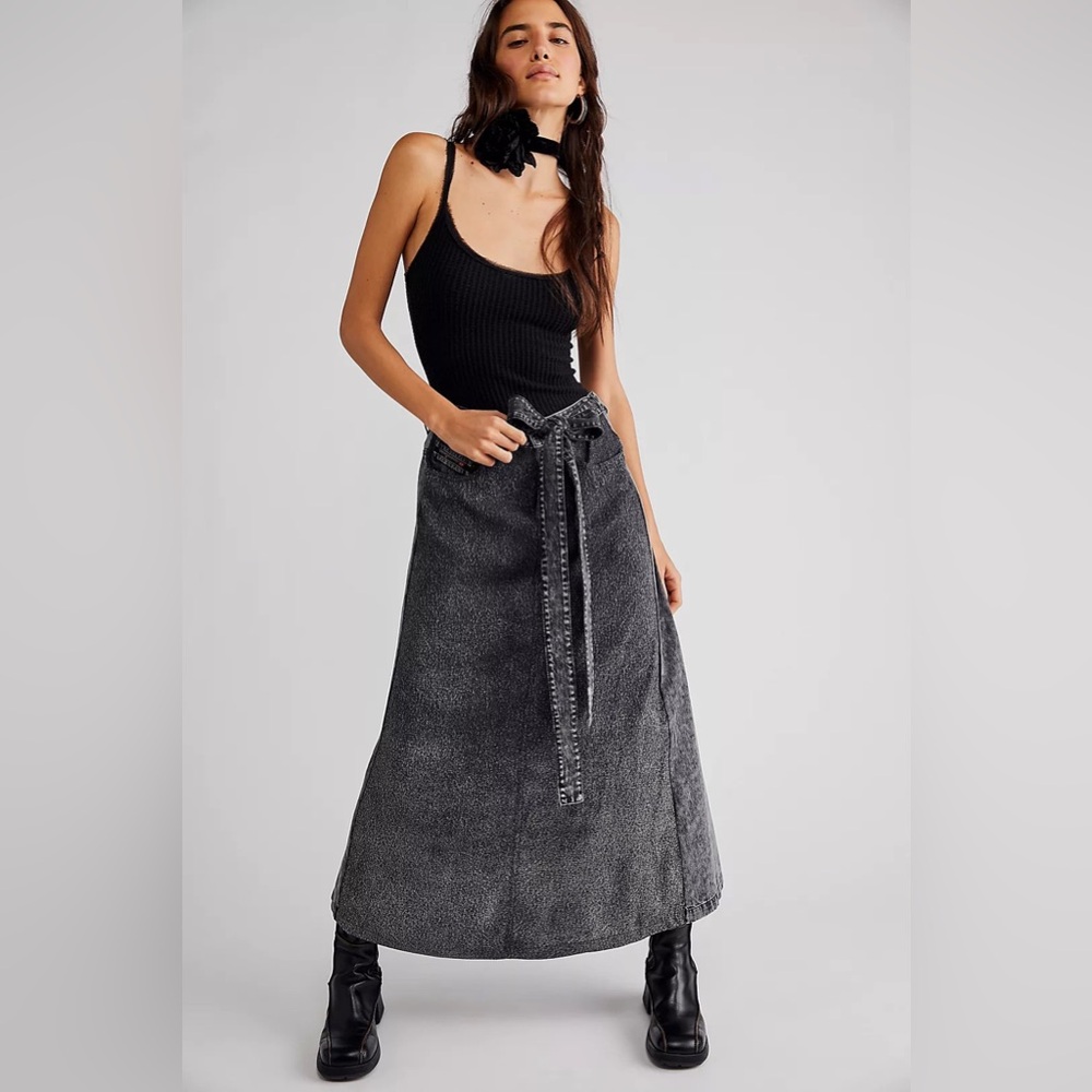 Free People x Diesel O-Tina Denim Skirt